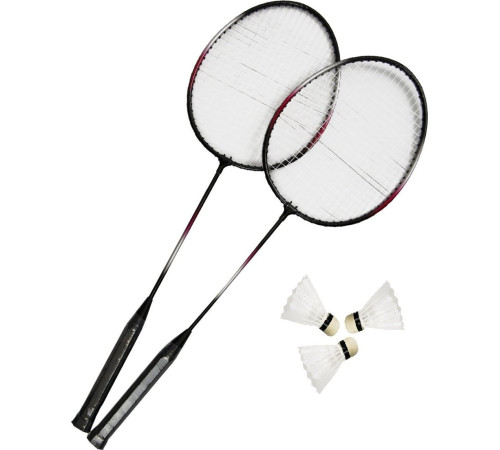Набір для бадмінтону MASTER Fly 2, чорно-червоний