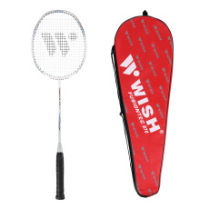 Ракетка для бадмінтону WISH FUSIONTEC 970, сіра