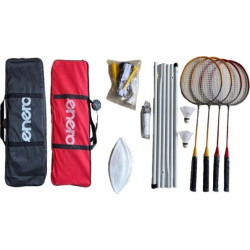  Набір для бадмінтону та волейболу Enero 10-в-1, жовто-червоний