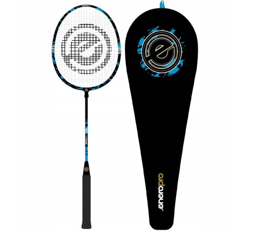 Ракетка для бадмінтону ENERO PRO 28, чорно-синя