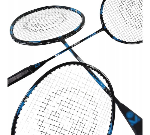 Ракетка для бадмінтону ENERO PRO 28, чорно-синя
