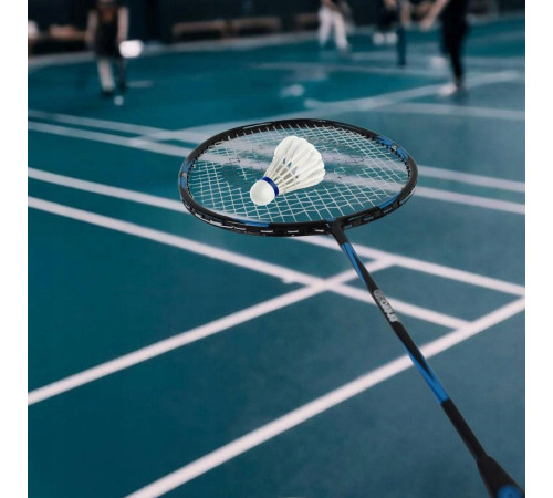 Ракетка для бадмінтону ENERO PRO 28, чорно-синя