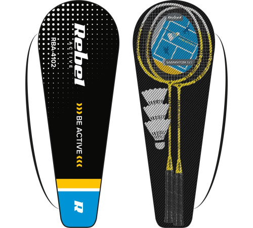 Ракетки для бадмінтону REBEL ACTIVE RBA-4102, жовті