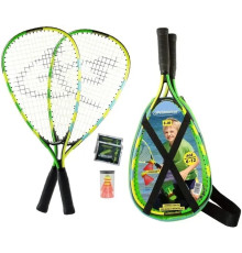 Набір Speedminton Set Junior, зелено-жовтий