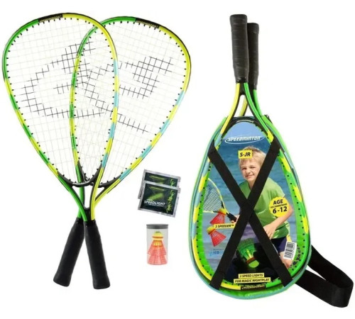 Набір Speedminton Set Junior, зелено-жовтий