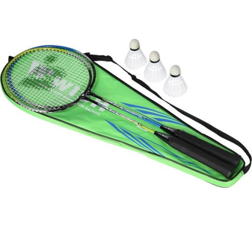 Ракетки для бадмінтону WISH STEELTEC 216K, зелено-сині