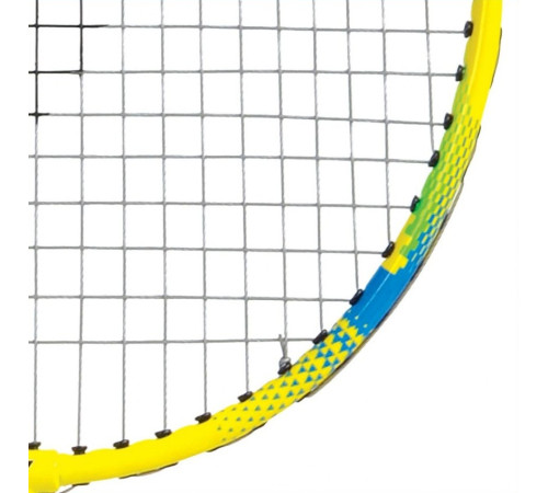 Ракетка для бадмінтону TALBOT TORRO Attacker, жовто-блакитна