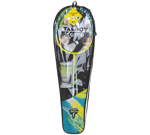 Ракетки для бадмінтону TALBOT TORRO 2 Fighter, жовто-зелені