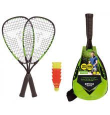 Ракетки для бадмінтону TALBOT TORRO Speed ​​​​5500, чорно-зелені