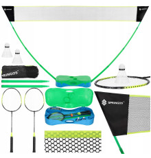 Набір для бадмінтону Springos UNIWERSALNY KG0037, зелений