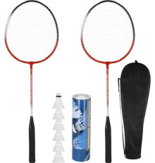 Ракетки для бадмінтону Springos UNIWERSALNY KG0008, чорно-червоний
