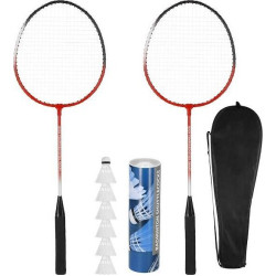 Ракетки для бадмінтону Springos UNIWERSALNY KG0008, чорно-червоний