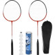 Ракетки для бадмінтону Springos UNIWERSALNY KG0008, чорно-червоний