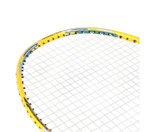 Ракетка для бадмінтону NILS NR419 CARBON, жовто-червона