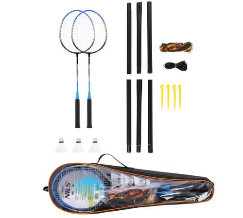 Набір для бадмінтону NILS NRZ012, блакитно-сірий