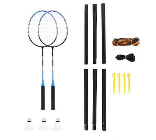 Набір для бадмінтону NILS NRZ012, блакитно-сірий