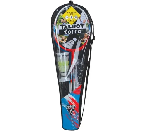 Ракетки для бадмінтону Talbot-Torro 4 Fighter, червоно-сині
