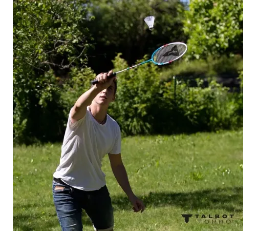 Ракетки для бадмінтону Talbot-Torro 4 Fighter, червоно-сині