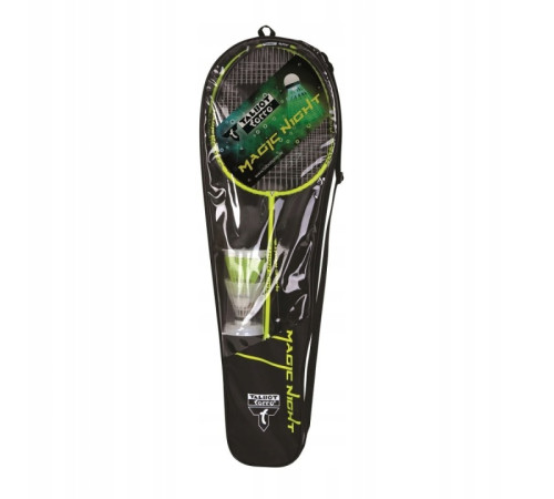 Набір для бадмінтону Talbot Torro Magic Night 449405, чорно-зелений