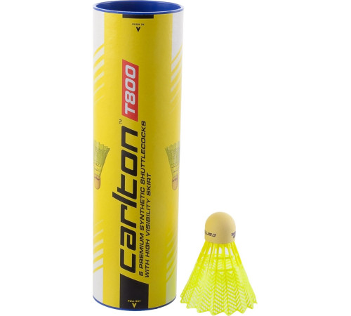 Волани для бадмінтону пластикові Carlton T800, 6 шт