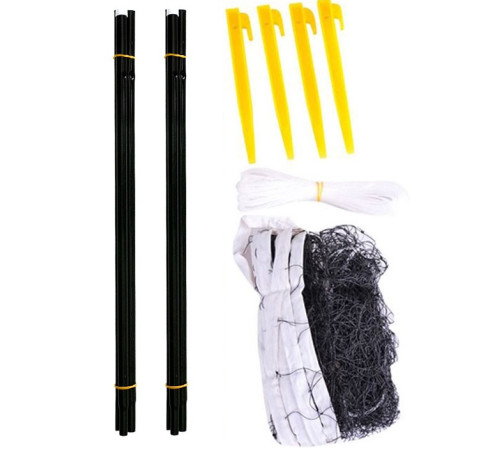 Сітка для бадмінтону Spartan S2095 400 x 30 см, чорна