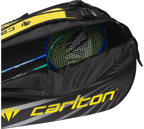 Сумка для бадмінтонних ракеток Carlton Team 2 Comp, чорно-жовтий