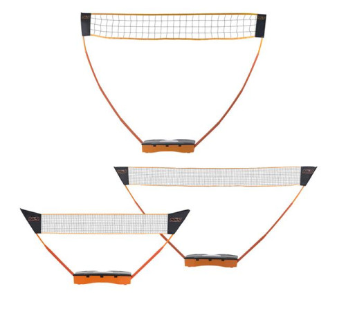 Сітки для бадмінтону, тенісу та волейболу NILS ZSB3, оранжеві