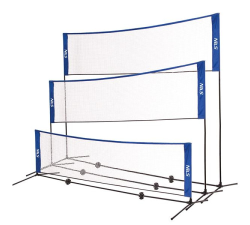 Сітка для бадмінтону, тенісу та волейболу регульована NILS NT7111 306 см