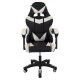 Ігрове крісло Bonro B-810 TPF чорно-біле