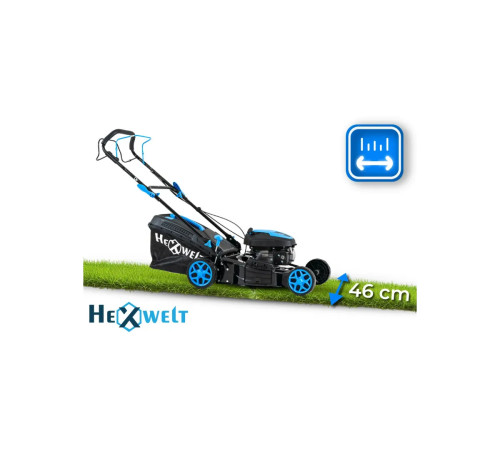 Газонокосарка бензинова Hexwelt 46 см 2,6 кВт з приводом