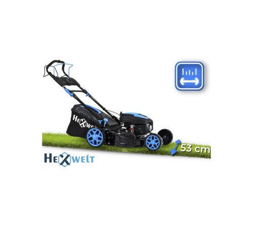 Газонокосарка бензинова Hexwelt 51 см 3,8 кВт з приводом