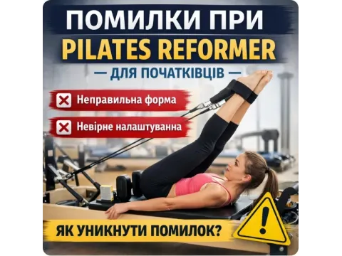 Пілатес реформер для початківців: найпоширеніші помилки і як їх уникати