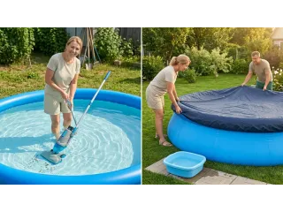 Кришталево чиста вода: покроковий гайд із догляду за надувним басейном без хлорного запаху