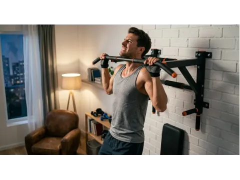 Турнік-бруси 3-в-1: як прогресувати в підтягуваннях з нуля до 20 разів за допомогою настінного комплексу